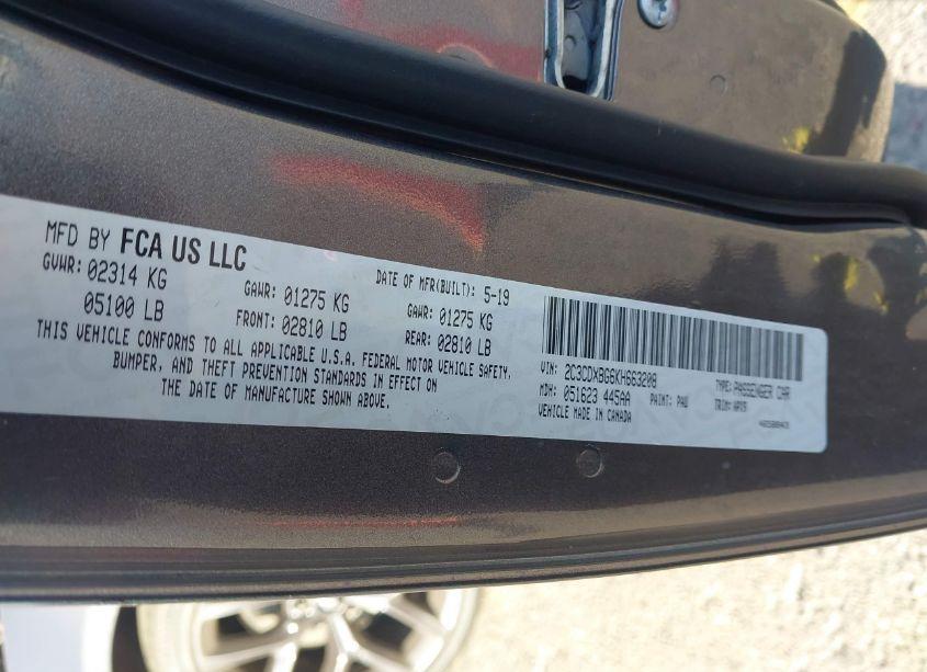 Photo 9 of 2019 Dodge Charger SXT RWD (VIN 2C3CDXBG6KH663208)