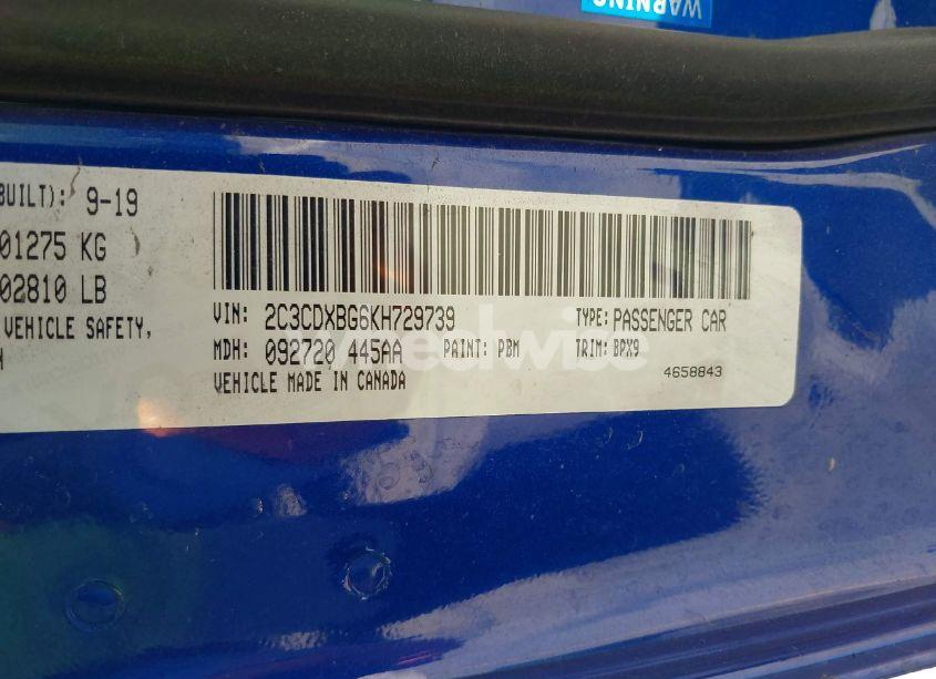 Photo 9 of 2019 Dodge Charger SXT RWD (VIN 2C3CDXBG6KH729739)