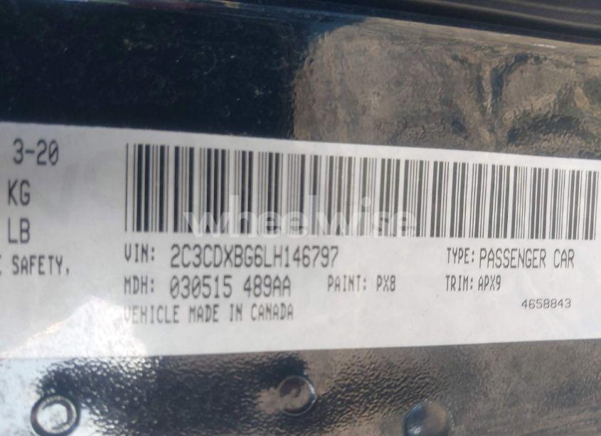 Photo 9 of 2020 Dodge Charger SXT RWD (VIN 2C3CDXBG6LH146797)