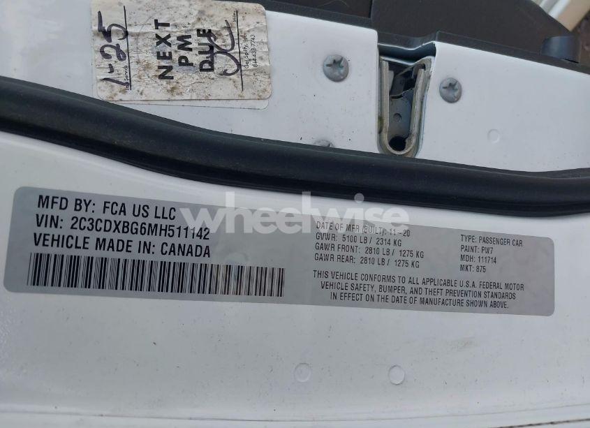 Photo 9 of 2021 Dodge Charger SXT RWD (VIN 2C3CDXBG6MH511142)