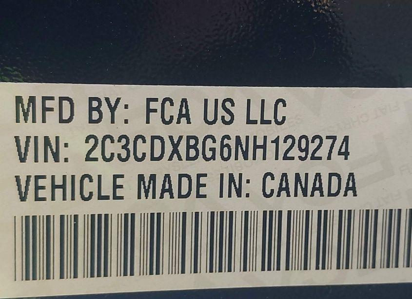 Photo 9 of 2022 Dodge Charger SXT RWD (VIN 2C3CDXBG6NH129274)