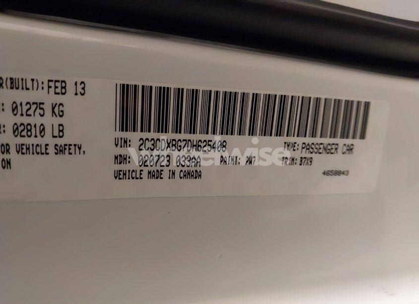 Photo 9 of 2013 Dodge Charger SE (VIN 2C3CDXBG7DH625408)