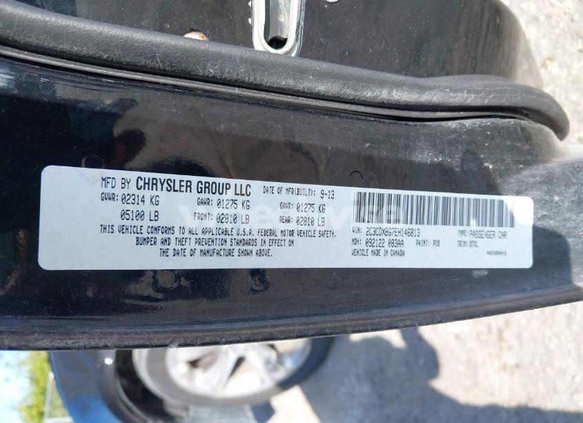 Photo 9 of 2014 Dodge Charger SE (VIN 2C3CDXBG7EH146813)