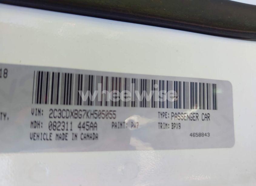 Photo 9 of 2019 Dodge Charger SXT RWD (VIN 2C3CDXBG7KH505055)