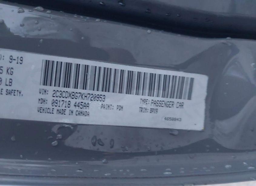 Photo 9 of 2019 Dodge Charger SXT RWD (VIN 2C3CDXBG7KH720953)