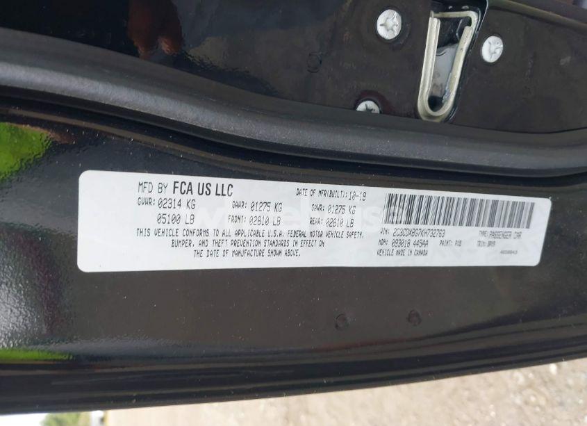 Photo 9 of 2019 Dodge Charger SXT RWD (VIN 2C3CDXBG7KH732763)