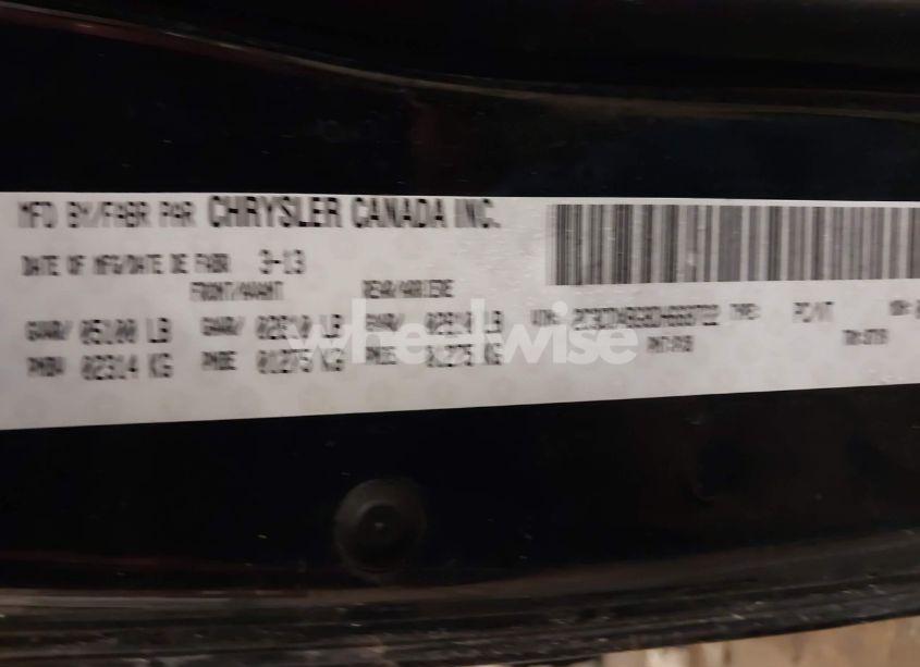 Photo 9 of 2013 Dodge Charger SE (VIN 2C3CDXBG8DH668722)