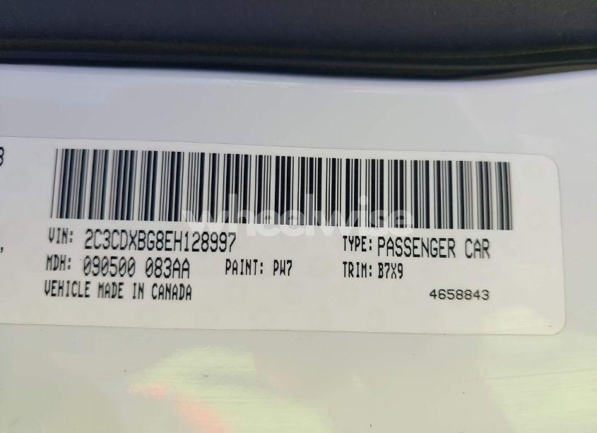 Photo 9 of 2014 Dodge Charger SE (VIN 2C3CDXBG8EH128997)