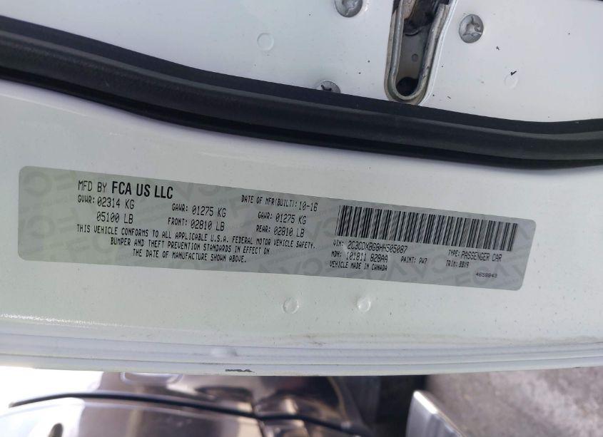 Photo 9 of 2017 Dodge Charger SE RWD (VIN 2C3CDXBG8HH505087)