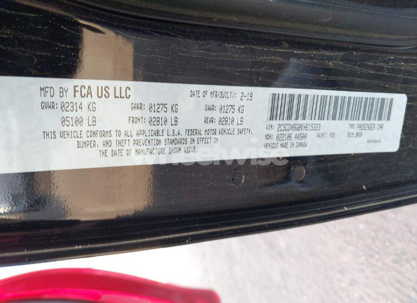 Photo 9 of 2019 Dodge Charger SXT RWD (VIN 2C3CDXBG8KH615323)