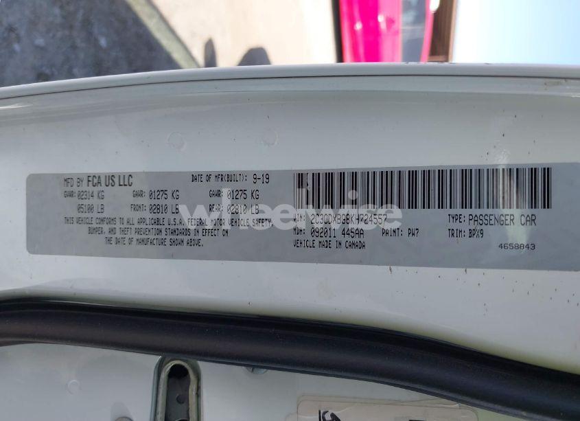 Photo 9 of 2019 Dodge Charger SXT RWD (VIN 2C3CDXBG8KH724557)