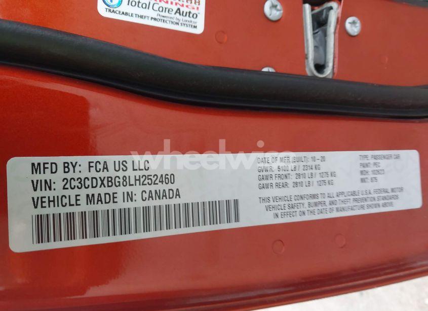 Photo 9 of 2020 Dodge Charger SXT RWD (VIN 2C3CDXBG8LH252460)