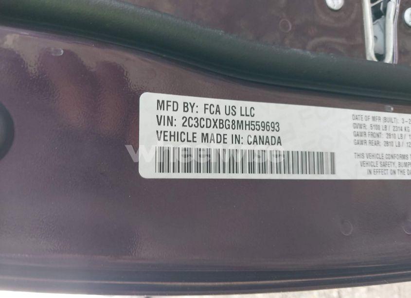 Photo 9 of 2021 Dodge Charger SXT RWD (VIN 2C3CDXBG8MH559693)