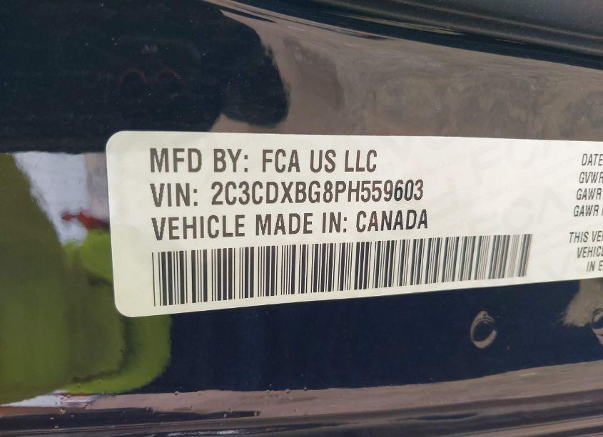 Photo 9 of 2023 Dodge Charger SXT (VIN 2C3CDXBG8PH559603)