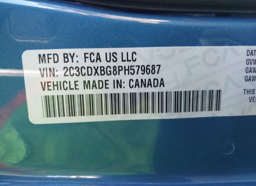 Photo 9 of 2023 Dodge Charger SXT (VIN 2C3CDXBG8PH579687)