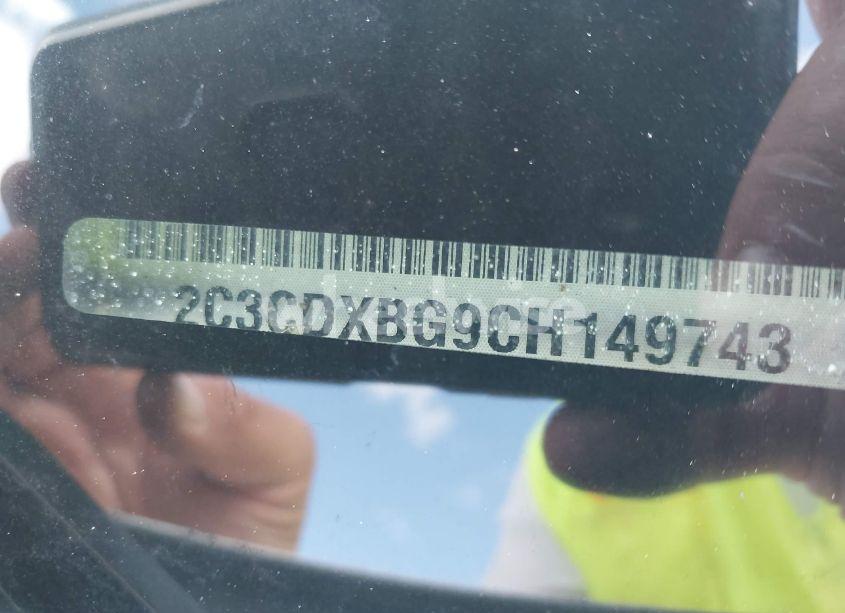 Photo 9 of 2012 Dodge Charger SE (VIN 2C3CDXBG9CH149743)