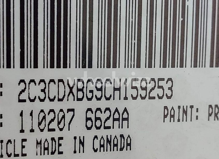 Photo 9 of 2012 Dodge Charger SE (VIN 2C3CDXBG9CH159253)