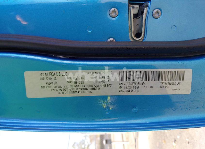 Photo 9 of 2019 Dodge Charger SXT RWD (VIN 2C3CDXBG9KH510984)