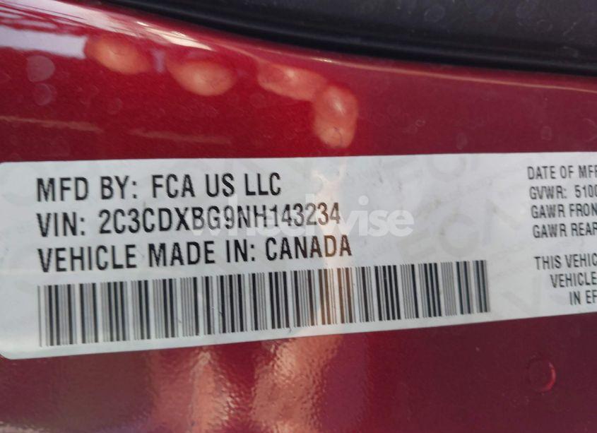 Photo 9 of 2022 Dodge Charger SXT RWD (VIN 2C3CDXBG9NH143234)