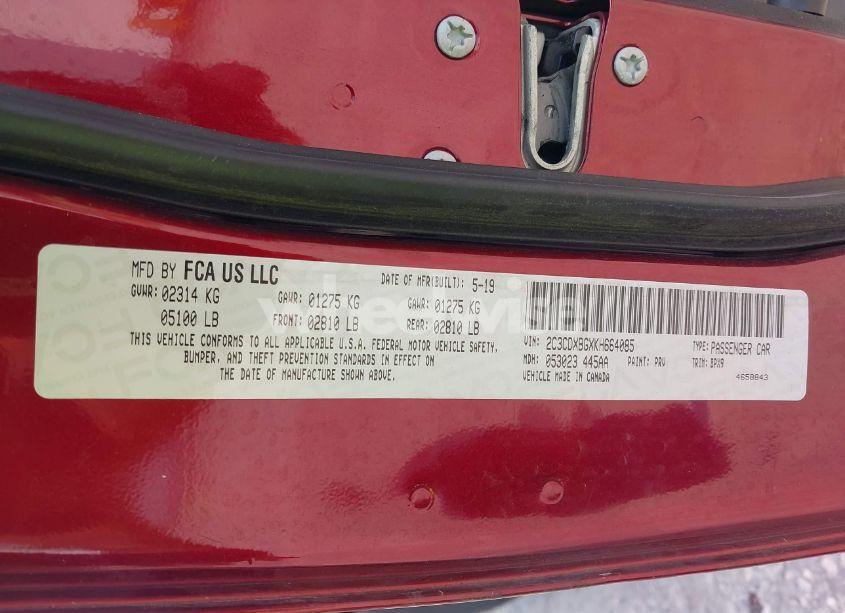 Photo 9 of 2019 Dodge Charger SXT RWD (VIN 2C3CDXBGXKH664085)