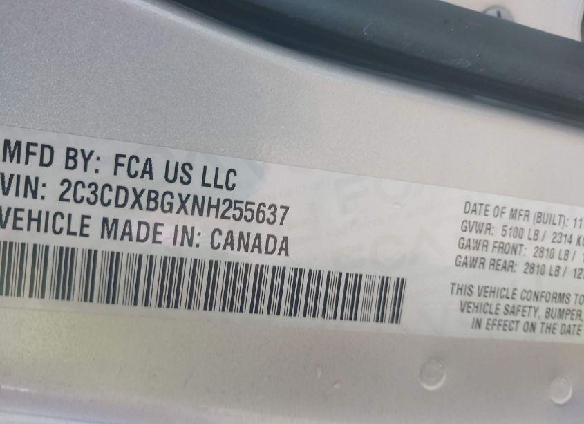 Photo 9 of 2022 Dodge Charger SXT RWD (VIN 2C3CDXBGXNH255637)