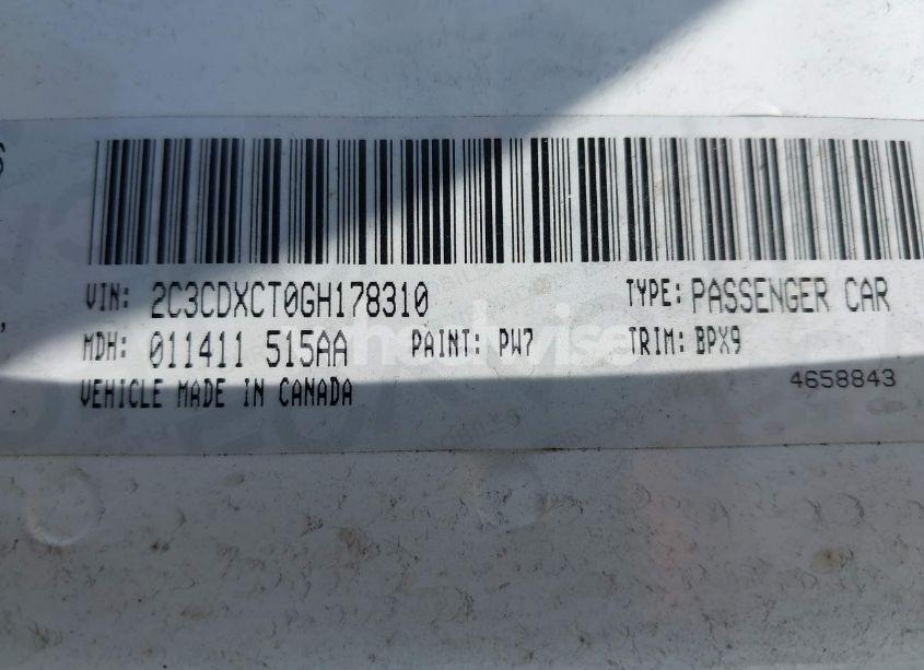 Photo 9 of 2016 Dodge Charger R/T (VIN 2C3CDXCT0GH178310)