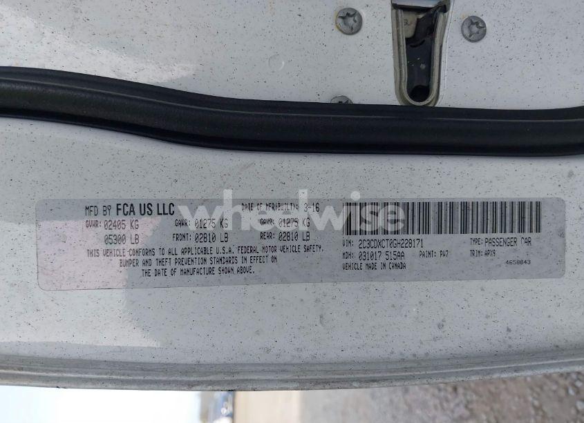 Photo 9 of 2016 Dodge Charger R/T (VIN 2C3CDXCT0GH228171)