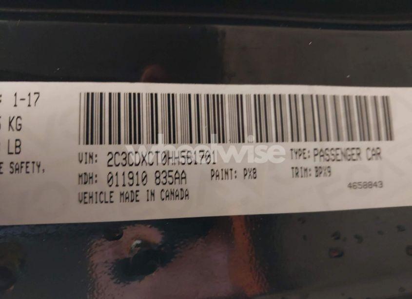 Photo 9 of 2017 Dodge Charger R/T RWD (VIN 2C3CDXCT0HH561701)