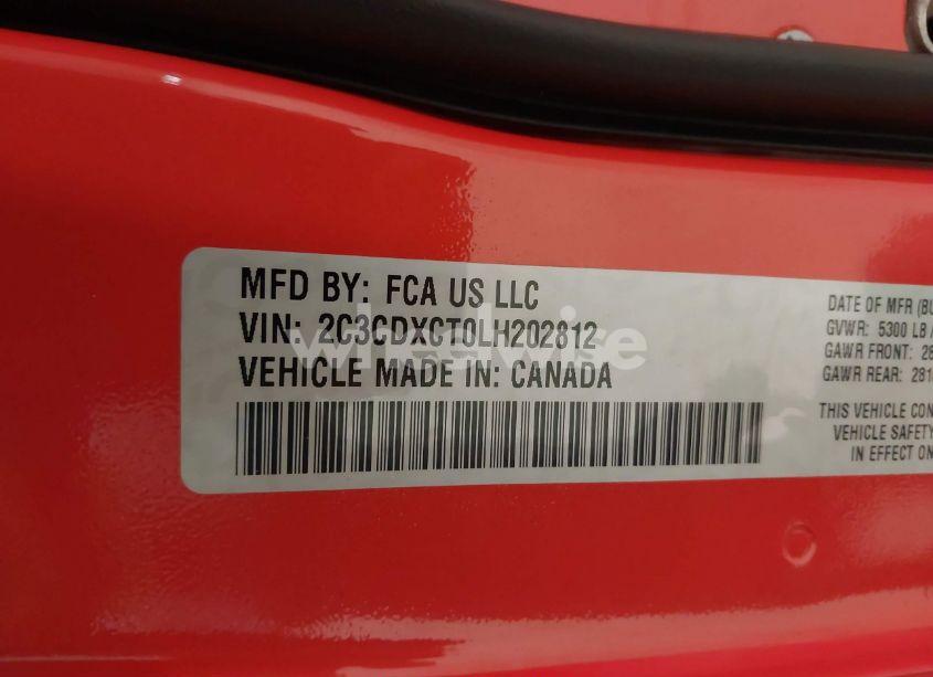 Photo 9 of 2020 Dodge Charger R/T RWD (VIN 2C3CDXCT0LH202812)