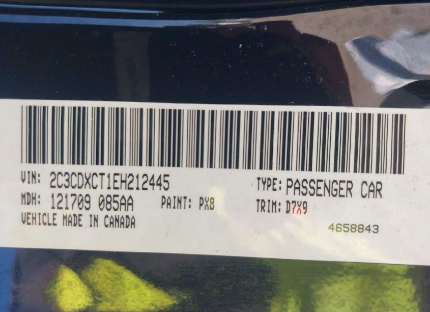 Photo 9 of 2014 Dodge Charger R/T (VIN 2C3CDXCT1EH212445)