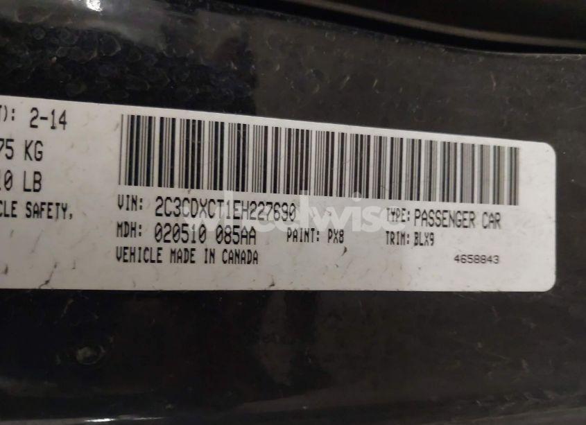 Photo 9 of 2014 Dodge Charger R/T PLUS (VIN 2C3CDXCT1EH227690)