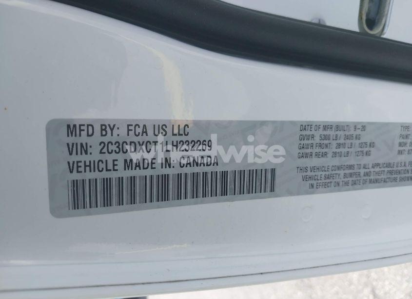 Photo 9 of 2020 Dodge Charger R/T RWD (VIN 2C3CDXCT1LH232269)