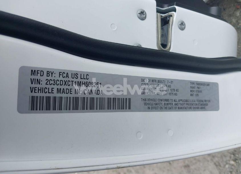 Photo 9 of 2021 Dodge Charger R/T RWD (VIN 2C3CDXCT1MH608261)