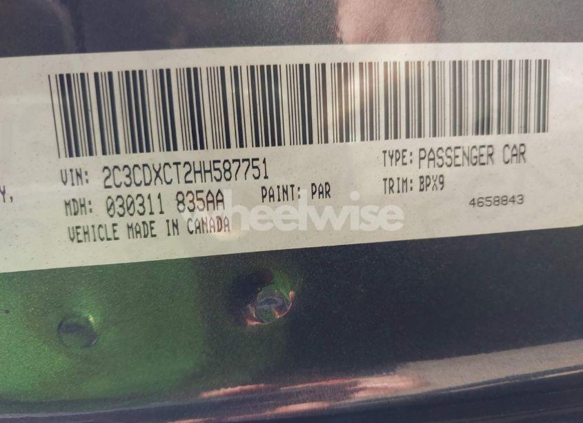 Photo 9 of 2017 Dodge Charger R/T RWD (VIN 2C3CDXCT2HH587751)