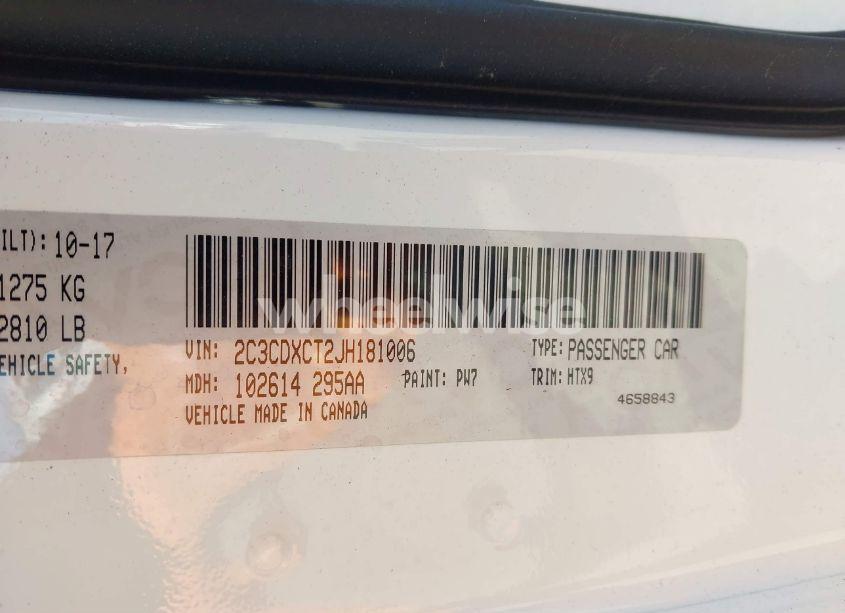 Photo 9 of 2018 Dodge Charger R/T RWD (VIN 2C3CDXCT2JH181006)