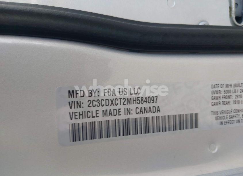 Photo 9 of 2021 Dodge Charger R/T RWD (VIN 2C3CDXCT2MH584097)