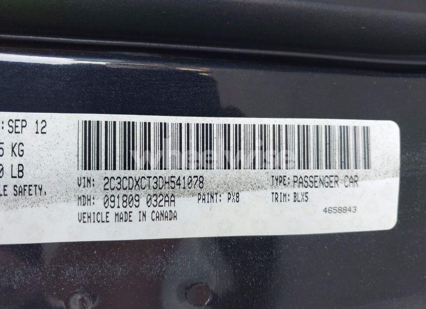 Photo 9 of 2013 Dodge Charger R/T PLUS (VIN 2C3CDXCT3DH541078)