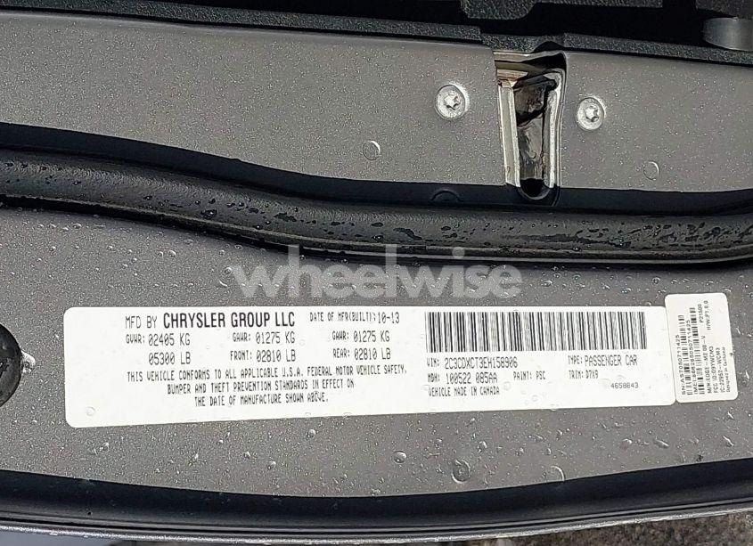 Photo 9 of 2014 Dodge Charger R/T (VIN 2C3CDXCT3EH158906)