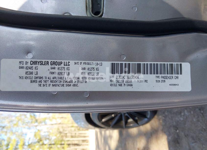 Photo 9 of 2014 Dodge Charger R/T (VIN 2C3CDXCT3EH161434)