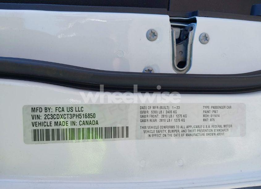 Photo 9 of 2023 Dodge Charger R/T (VIN 2C3CDXCT3PH516850)