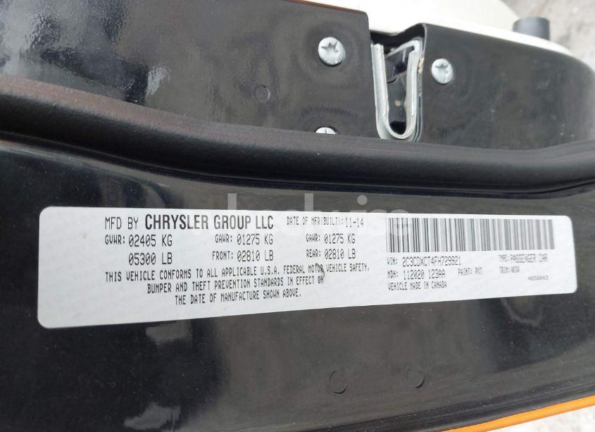 Photo 9 of 2015 Dodge Charger R/T (VIN 2C3CDXCT4FH729921)