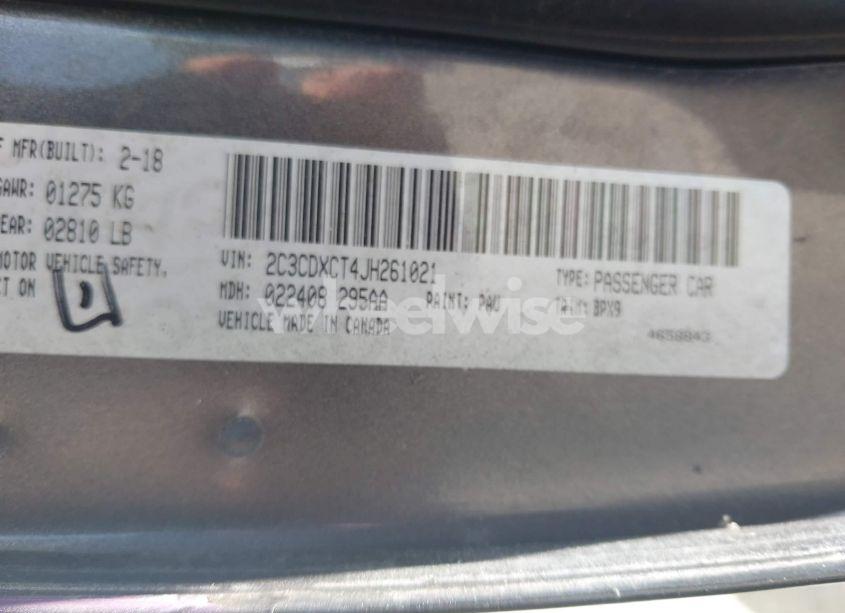 Photo 9 of 2018 Dodge Charger R/T RWD (VIN 2C3CDXCT4JH261021)