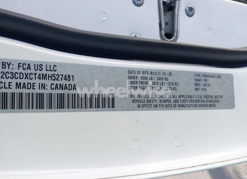 Photo 9 of 2021 Dodge Charger R/T RWD (VIN 2C3CDXCT4MH527481)