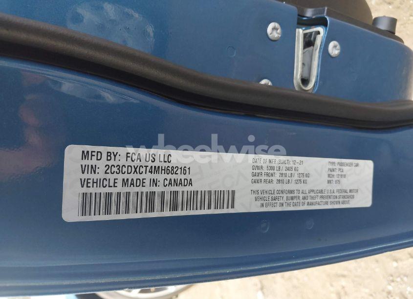 Photo 9 of 2021 Dodge Charger R/T RWD (VIN 2C3CDXCT4MH682161)