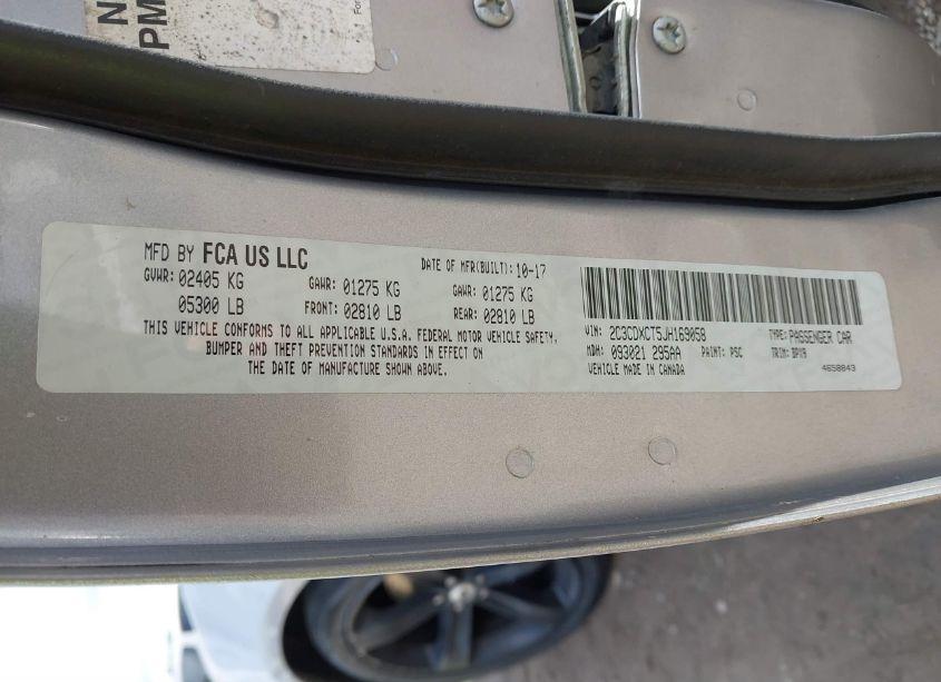 Photo 9 of 2018 Dodge Charger R/T RWD (VIN 2C3CDXCT5JH169058)