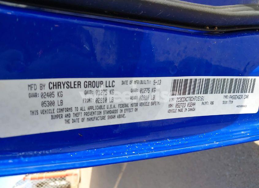 Photo 9 of 2013 Dodge Charger R/T (VIN 2C3CDXCT6DH715161)