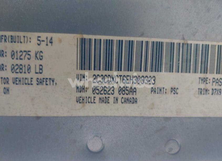 Photo 9 of 2014 Dodge Charger R/T (VIN 2C3CDXCT6EH309303)