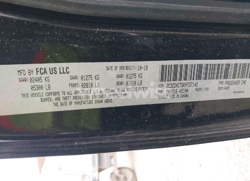 Photo 9 of 2019 Dodge Charger R/T RWD (VIN 2C3CDXCT6KH737142)