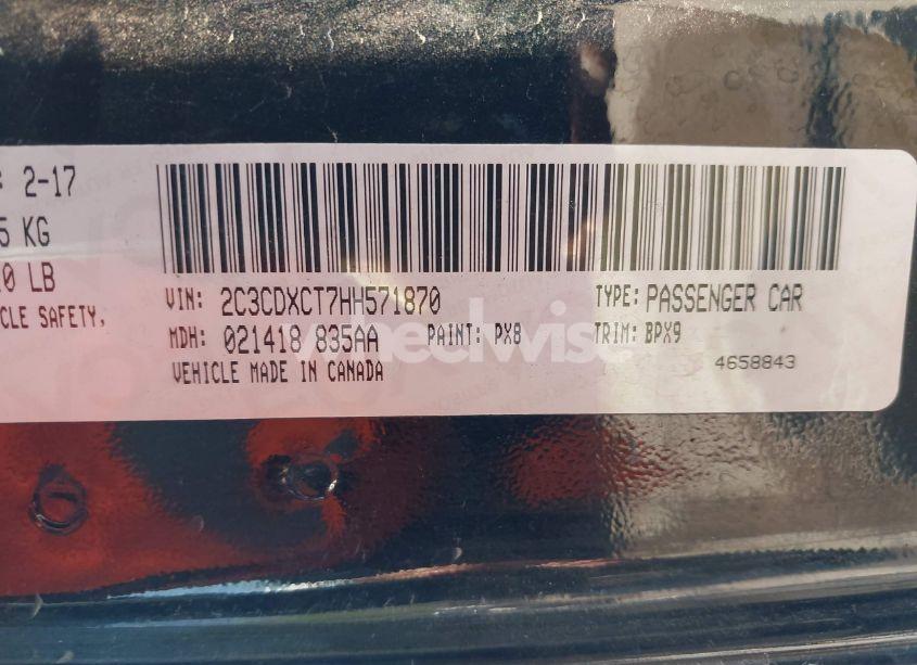 Photo 9 of 2017 Dodge Charger R/T RWD (VIN 2C3CDXCT7HH571870)