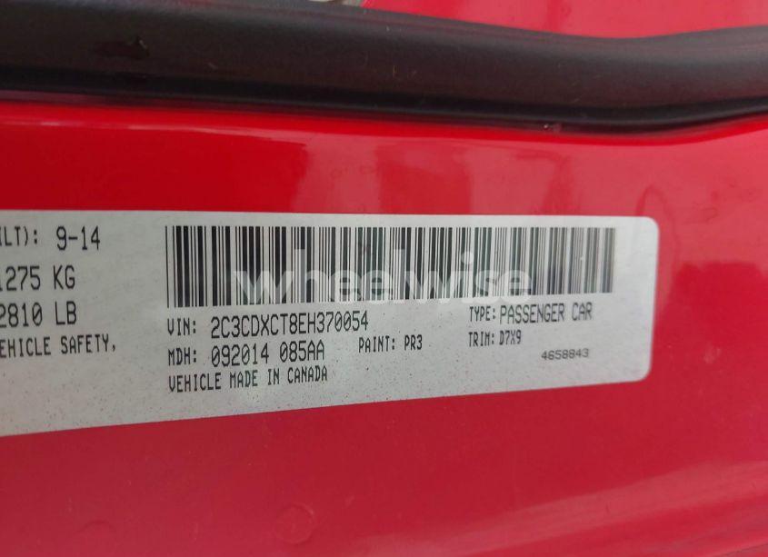 Photo 9 of 2014 Dodge Charger R/T (VIN 2C3CDXCT8EH370054)